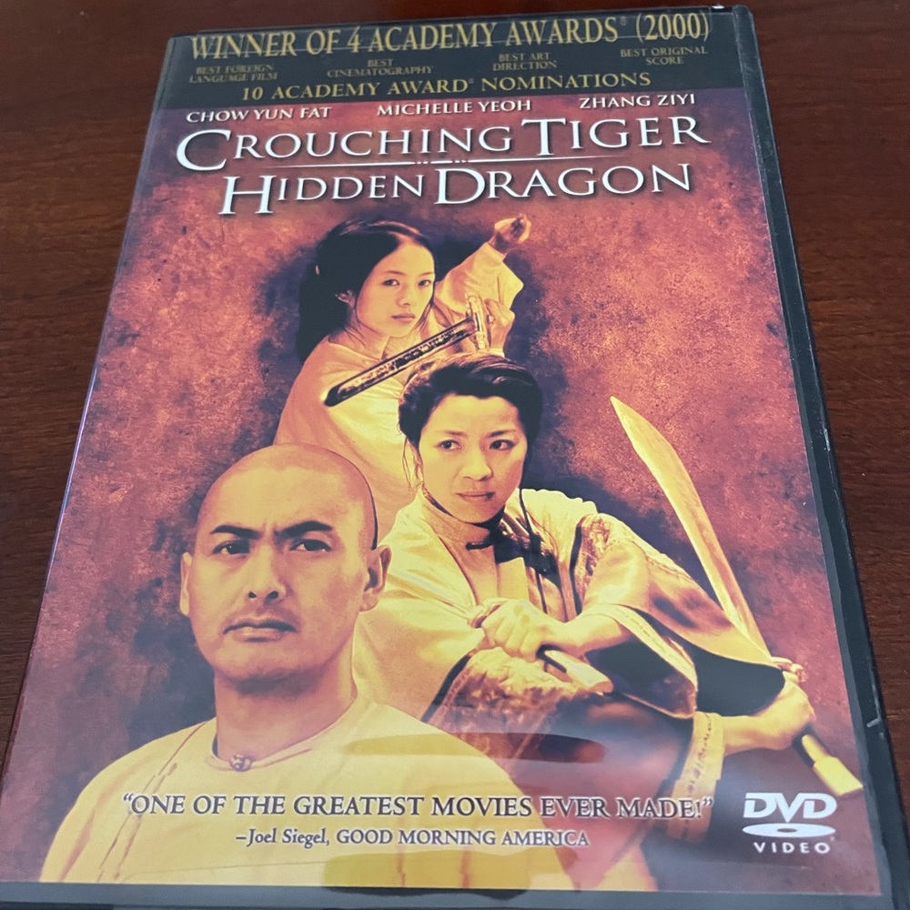 Crouching Dragon Hidden Tiger DVD